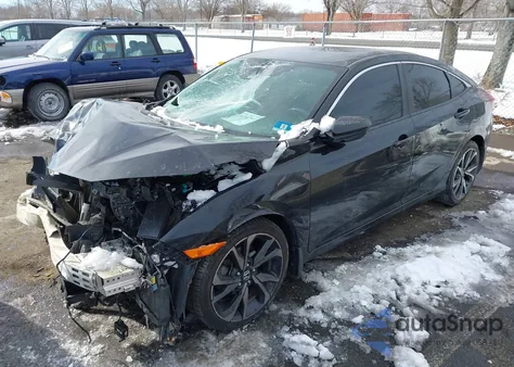 2020 Honda Civic Sport z USA, uszkodzony, nr VIN 19XFC2F82LE214137